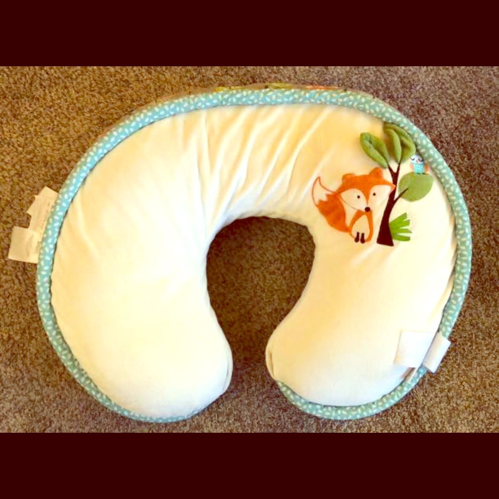 Boppy pillow - foxes and owls print